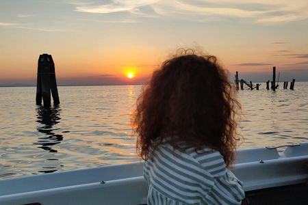 Venetian Lagoon golden hour boat tour from Chioggia