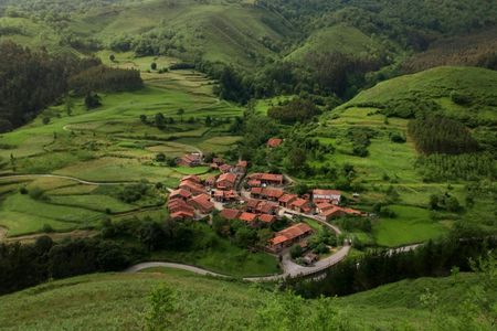 Half-day trip to Cantabria's inland villages Carmona and Barcena Mayor