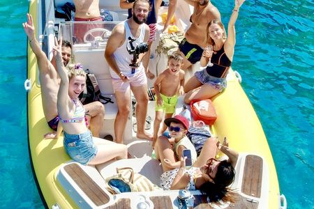 Speedboat trip to Bristan and Dafina with Haxhi Ali cave visit