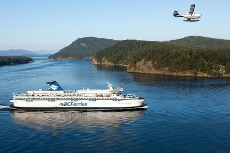 Vancouver to Victoria round trip with seaplane, ferry and coach