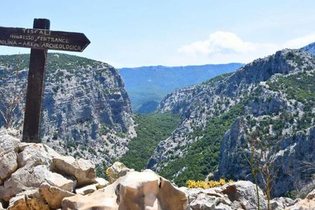 Trekking in the Village of Tiscali from Su Gologone