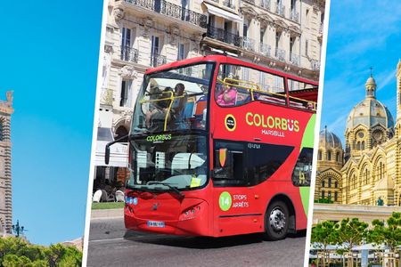 Marseille hop-on hop-off city bus tour