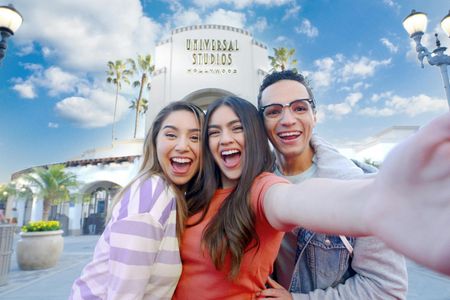 Universal Studios Hollywood entry with shuttle and hop-on hop-off tour