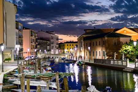 Moonlight boat tour and night cruise in Chioggia