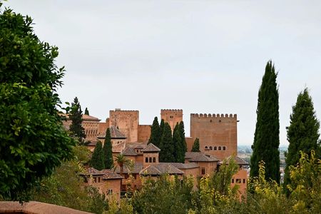 Alhambra audio-guided tour and Granada panoramic bus tour