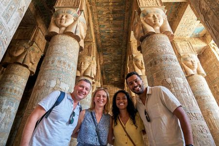Guided tour to Dendera temple and felucca cruise with lunch from Luxor