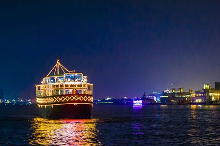 Royal Dhow dinner cruise at Dubai Marina with unlimited soft drinks