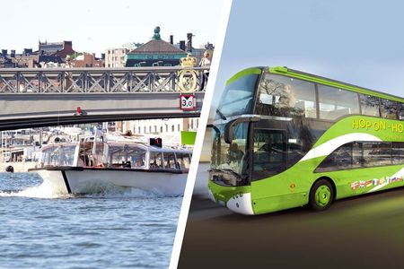 24-Hours Hop On Hop Off Sightseeing Bus and Boat Tour