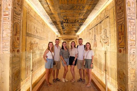 Guided tour to Valley of the Kings with felucca cruise from Luxor