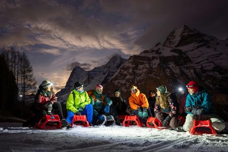 Night Sledding in the Alps from Interlaken
