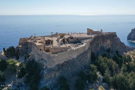 Lindos self-guided tour with private transportation