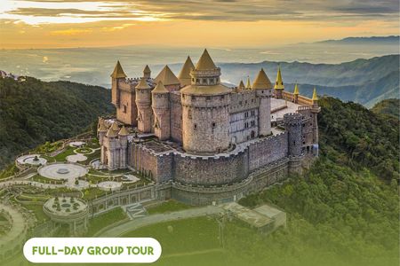 Ba Na Hills, Fantasy Park, French village and Golden Bridge tour