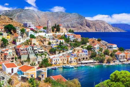 Guided e-bike tour of Symi Island highlights