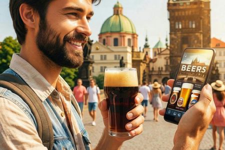 Prague self-guided audio tour with beer exhibition