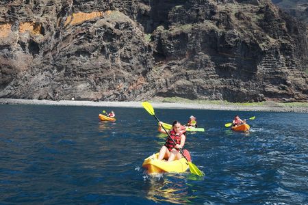 Masca Gorge kayak and snorkel tour from Los Gigantes