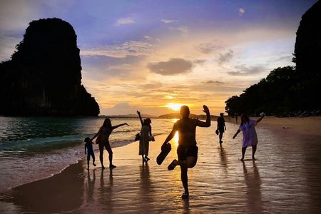 Krabi 4 islands sunset snorkelling tour with lunch in small groups
