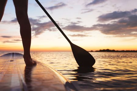 LED stand-up paddleboarding sunset tour in Cala Ratjada