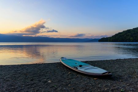 Sunrise stand-up paddleboarding tour in Cala Ratjada