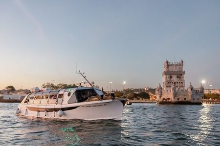 Lisbon sunset cruise with traditional buffet and open bar