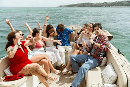 Wine tasting and sunset with snacks on a boat in Lisbon