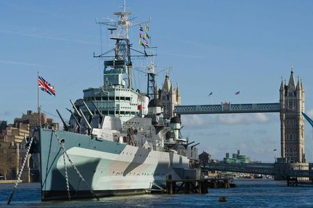 HMS Belfast tickets and Southbank highlights audio tour
