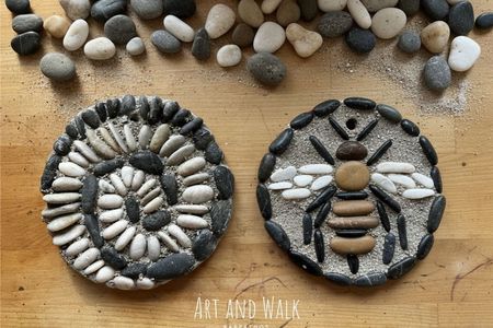 Ancient Greek pebble mosaic workshop