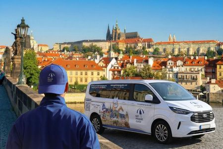 Prague Castle skip-the-line tickets and minibus transfer