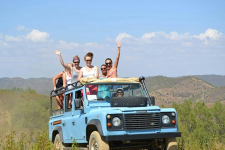 4x4 ride in Algarve with wine tasting, and boat cruise