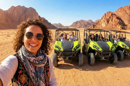 Sand Buggy Evening Experience with Dinner and Show in Hurghada Desert