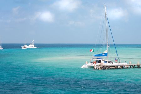 Full-day Isla Mujeres catamaran cruise from Playa del Carmen