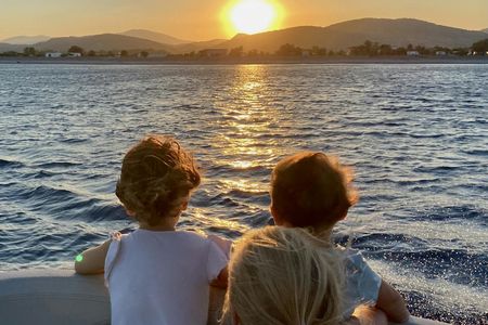 Private sunset boat cruise in Lindos