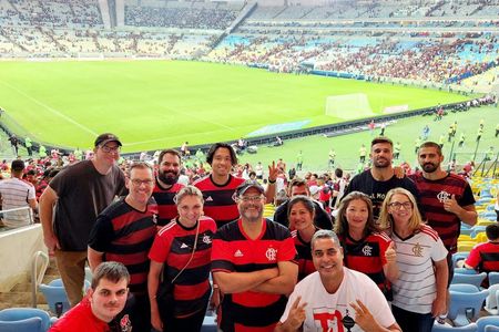 Rio de Janeiro Flamengo football match at Maracanã Stadium