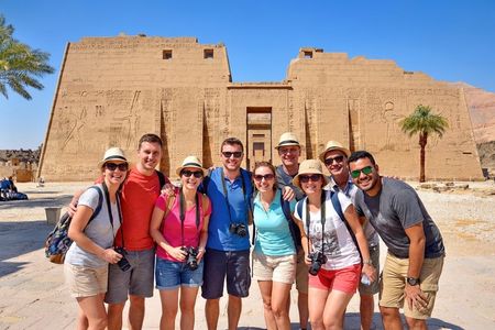 Kings Valley, Nobles, Felucca, Luxor and Habu Temples from Marsa Alam