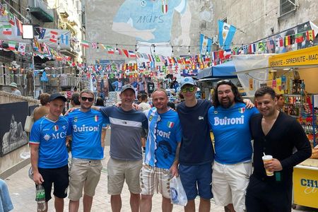 SSC Napoli football match with local in Naples