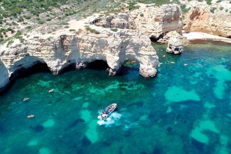 Benagil Caves and Algarve coast guided boat tour