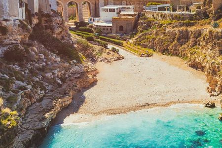 Boat trip with snorkelling and free time in Polignano from Monopoli