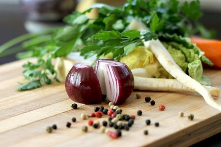 Traditional vegetarian cooking class in Palermo with a local host