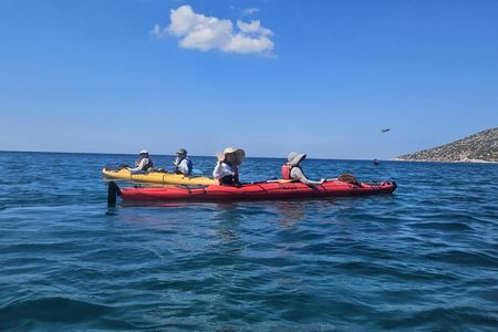 Athens coastline sunset kayak experience