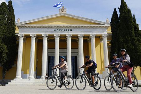 Athens guided bike tour