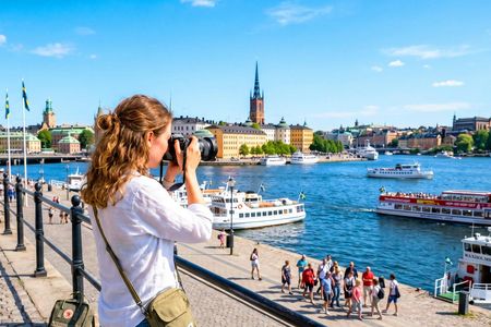 Stockholm combo tickets with hop-on hop-off bus and boat tour