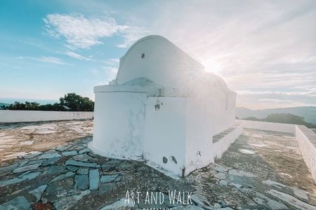 Profitis Ilias guided hike summit views and island stories
