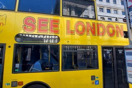 Panoramic London 2-hour open-top bus tour with live guide