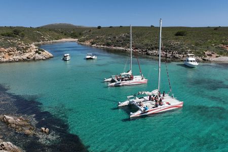 Exclusive Catamaran Tour Along North Menorca's Coast