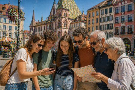 Mulhouse outdoor mystery game in the historic centre