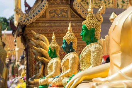 Grand Palace, historic temples private tour with canal cruise