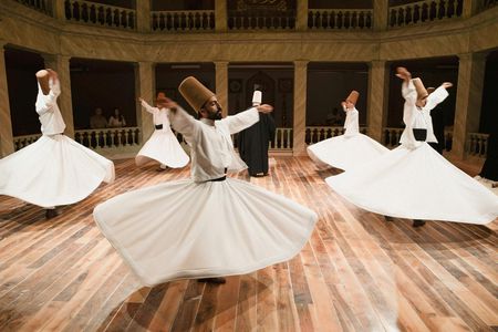 Whirling dervishes ceremony in Istanbul