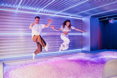 Interactive art experience at IKONO in Budapest
