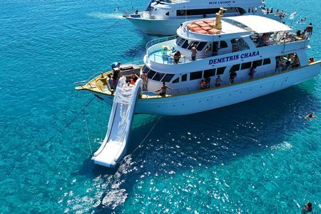 Wine tasting boat cruise from Latchi to Blue Lagoon with BBQ lunch
