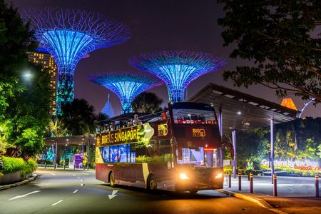 Big Bus panoramic night tour of Singapore