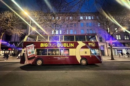 Big Bus panoramic night tour of Dublin